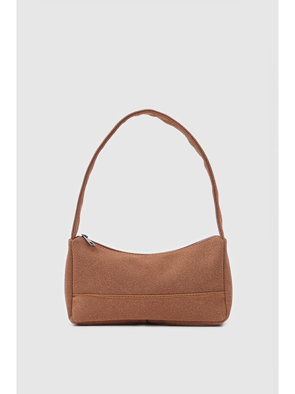 Kahverengi Casper Süet Baget Çanta Taba