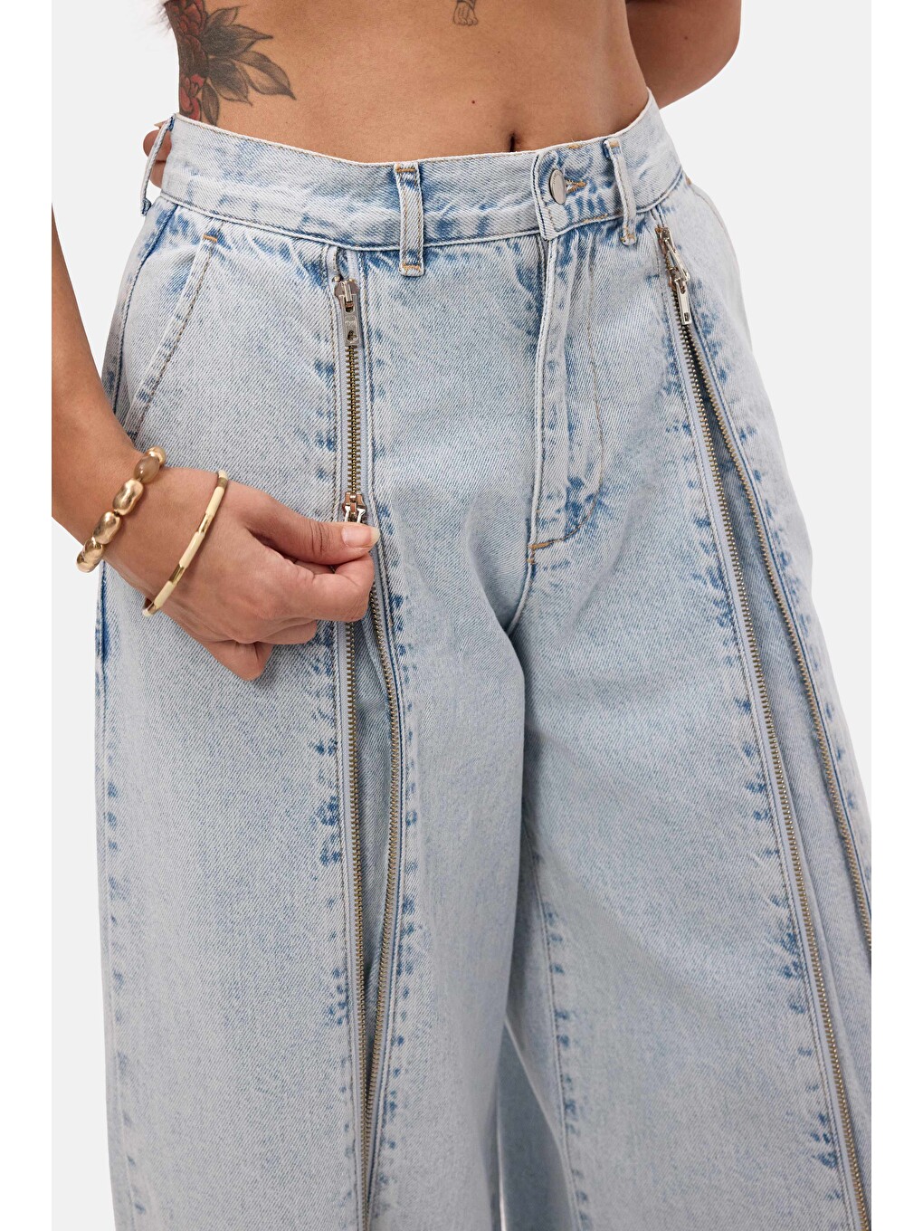 Mavi Kadın Ice 3s6-3 Palazzo Fit Özel Tasarım Denim Jean-2
