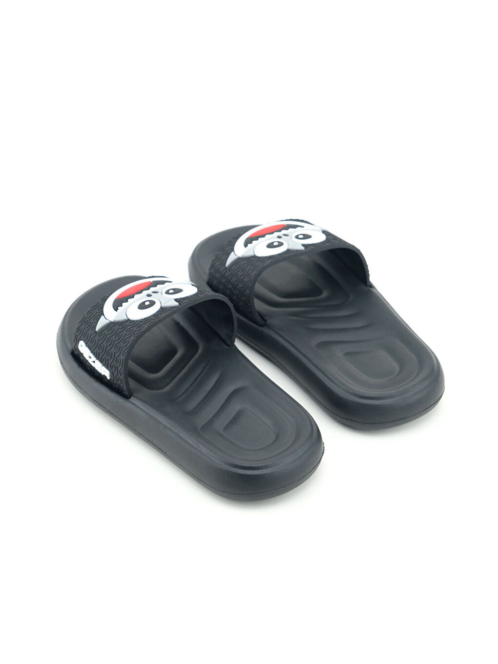 Siyah Yazlık Erkek Çocuk Eva Banyo Havuz Plaj Terlik-3