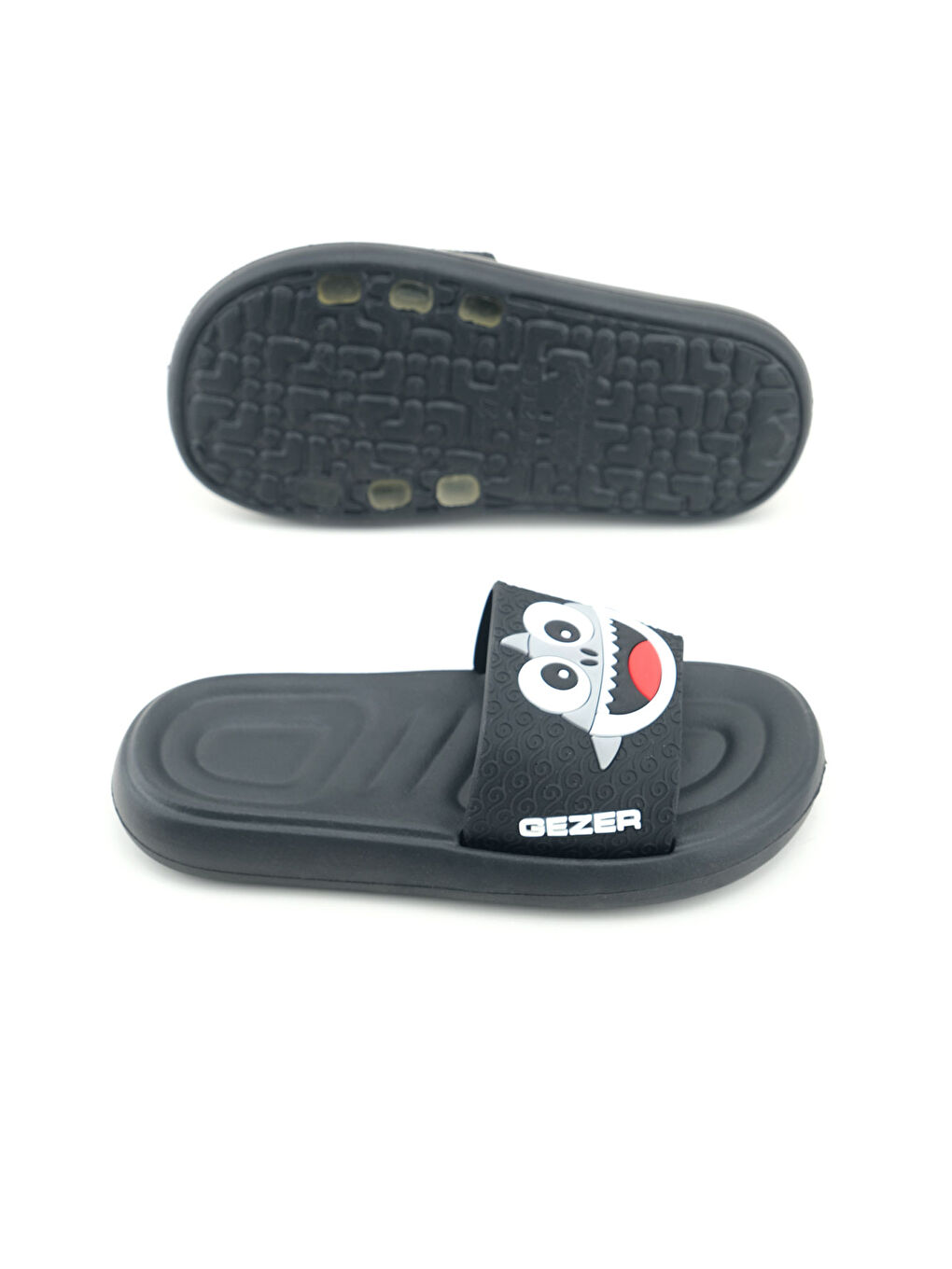 Siyah Yazlık Erkek Çocuk Eva Banyo Havuz Plaj Terlik-4