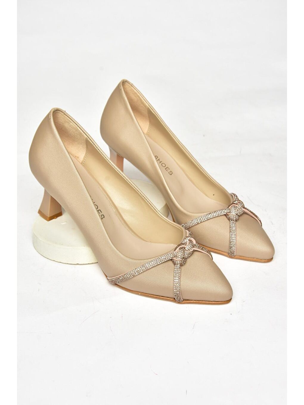 Bej S2460616 Ten Kadın Topuklu Ayakkabı-3