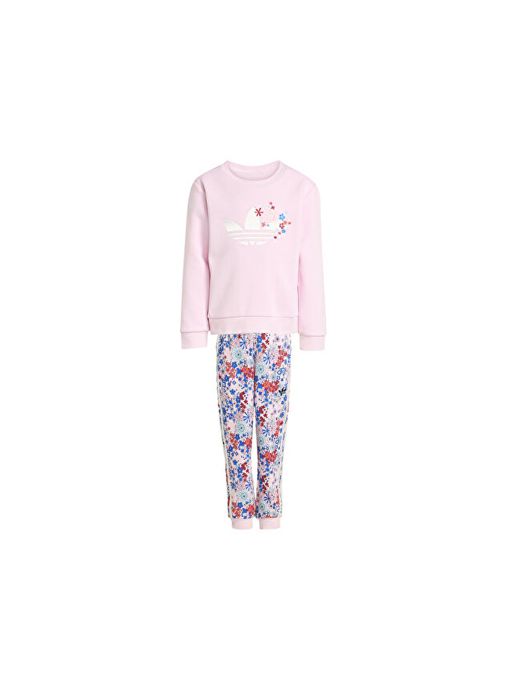 Crew Set Çocuk Günlük Eşofman Takımı Kd1750 Pembe-3