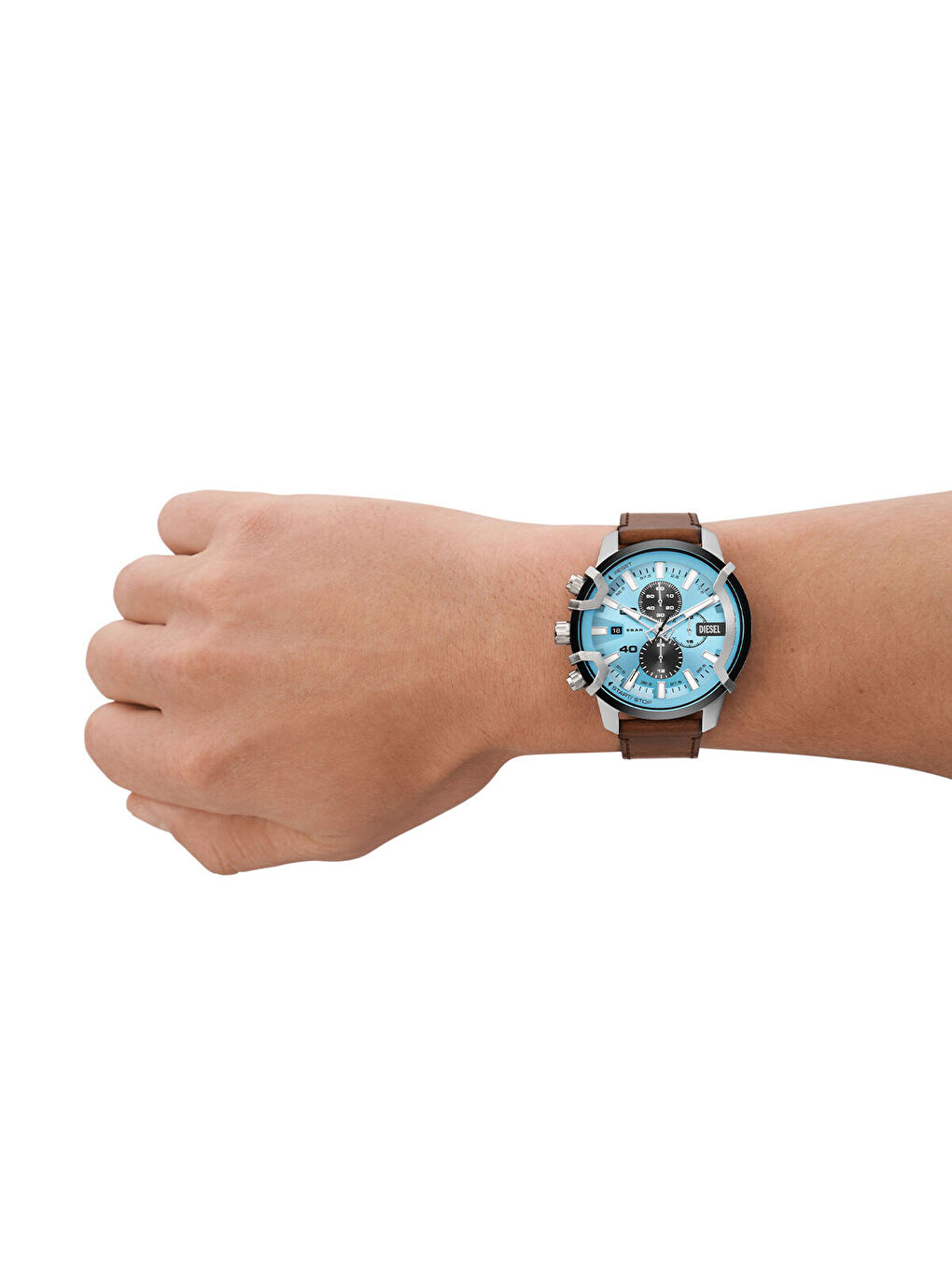 Kahverengi DZ4656 Erkek Kol Saati-3