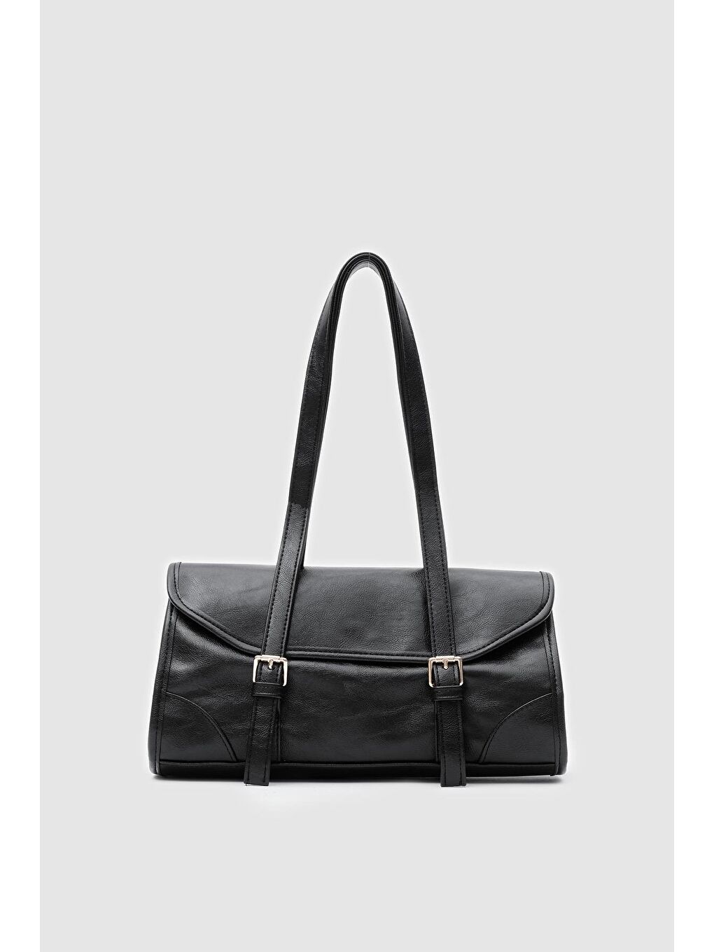 Lue Vintage Baget Çanta Siyah