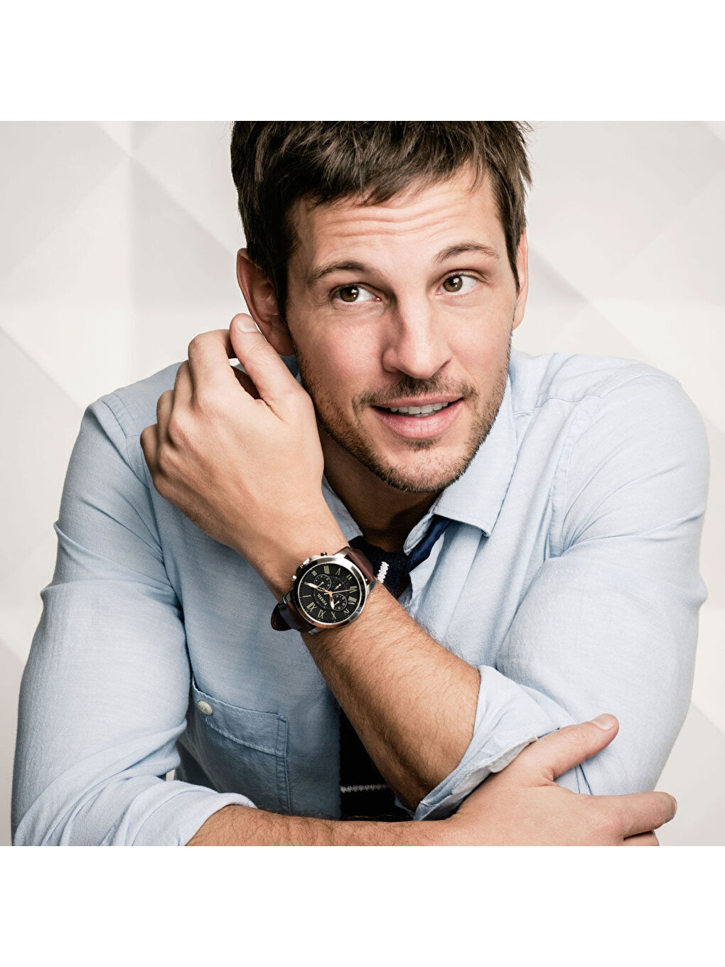 Kahverengi FFS4813 Erkek Kol Saati-3