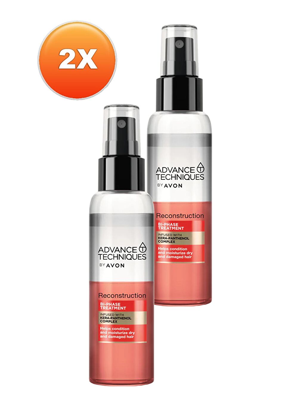 AVON Advance Techniques Reconstruction Bi-Phase Onarıcı Saç Spreyi 100 Ml. İkili Set - 1