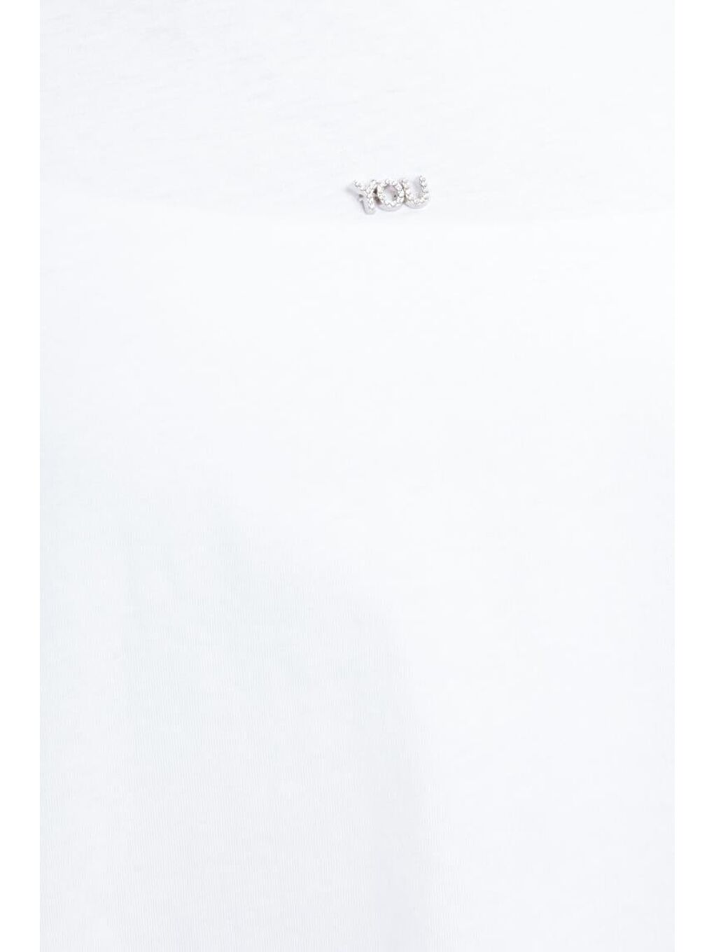 Beyaz-Kısa Kollu Basic T-Shirt-4