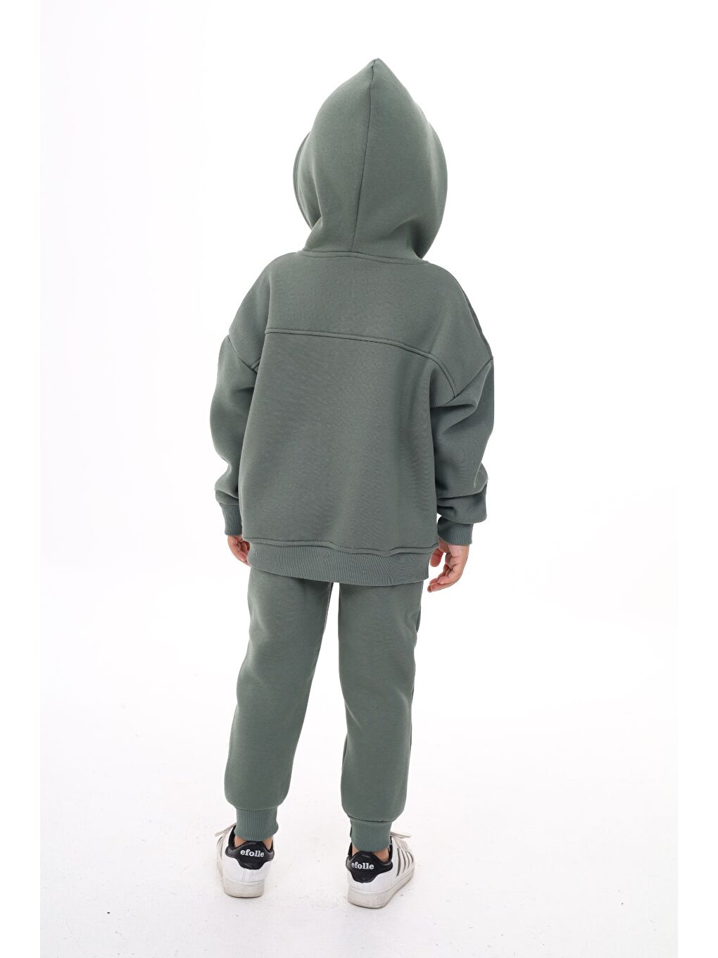 Yeşil Erkek Çocuk Nakışlı Eşofman Takım-3