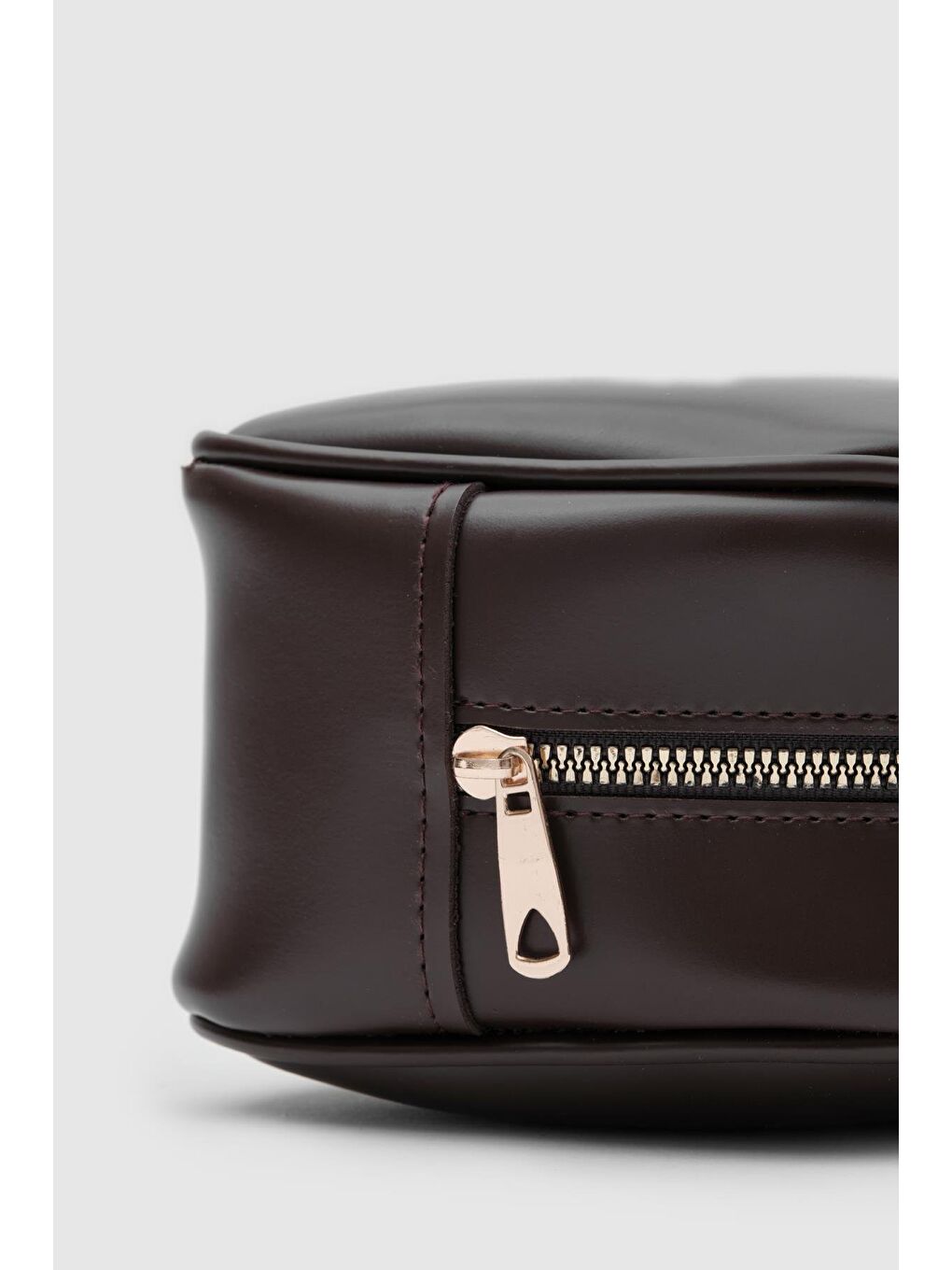 Kahverengi Miu Bowling Çanta Acı Kahve-4