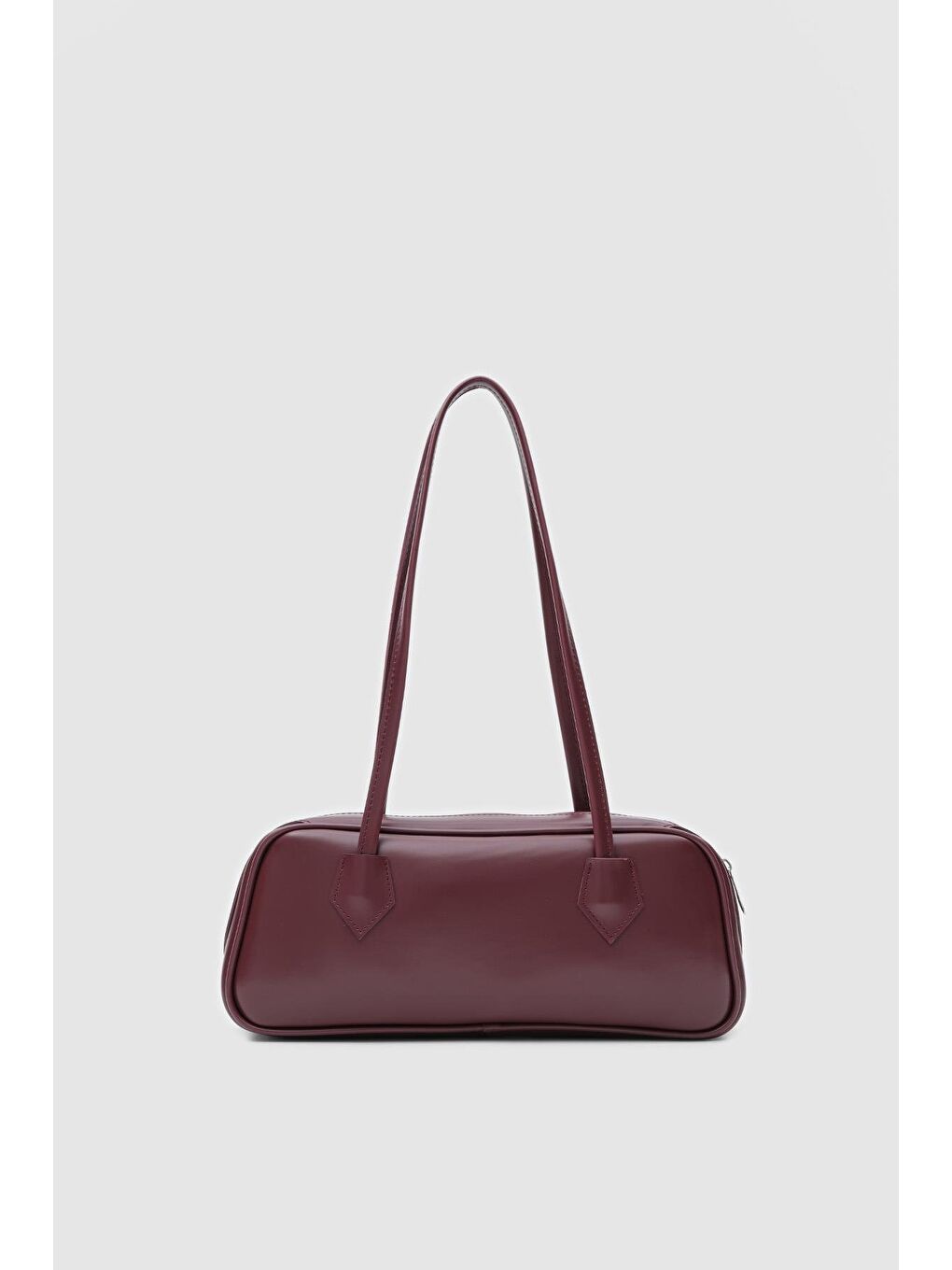 Boheme Vintage Bowling Çanta Bordo