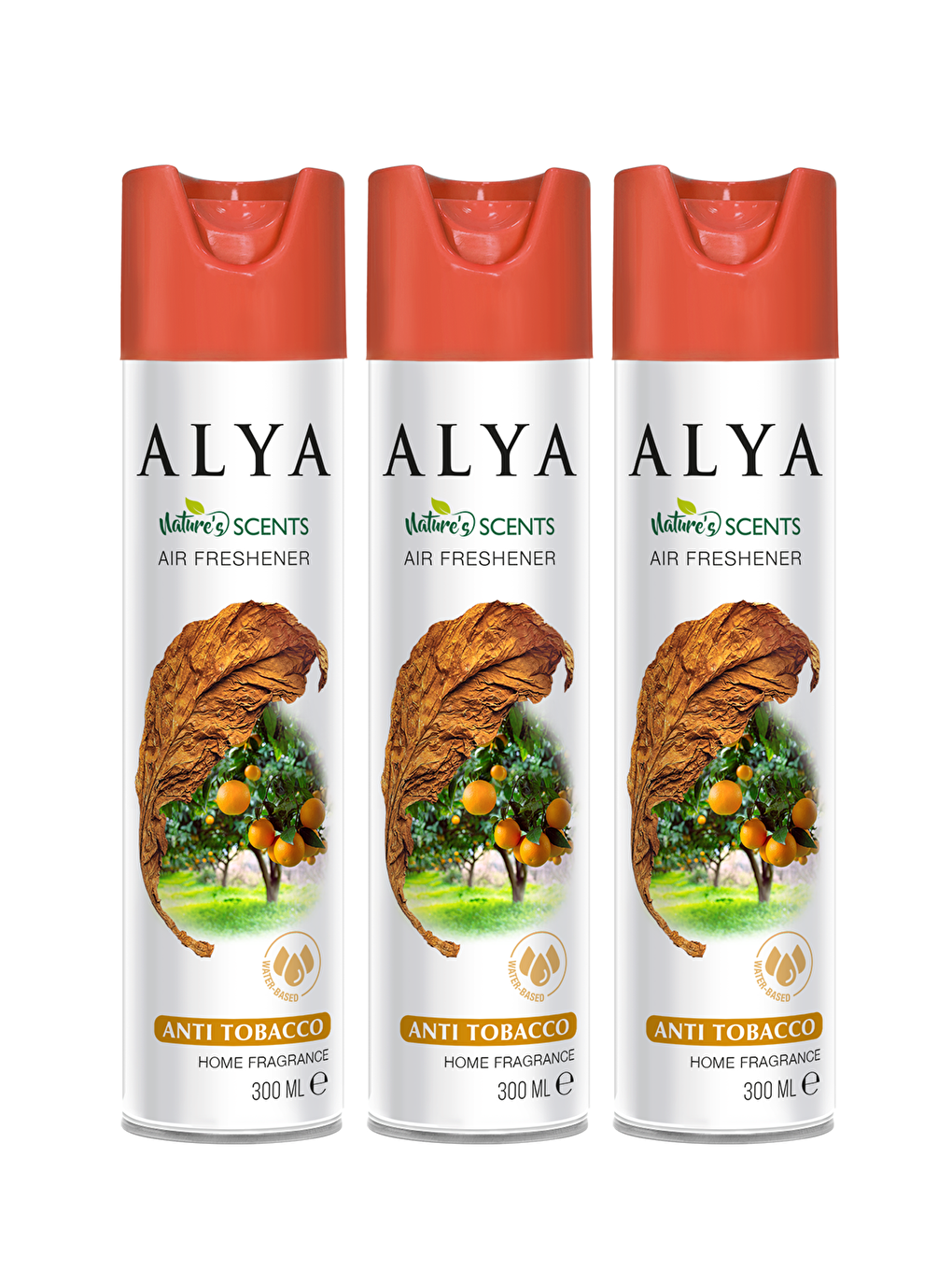 Alya Karışık Nature's Scents Anti Tobacco Su Bazlı Oda Kokusu ml x3 adet