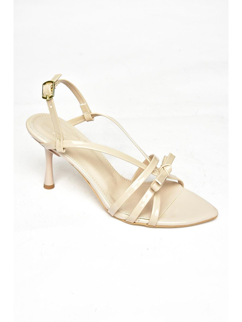 Bej S5183034 Ten Kadın Topuklu Ayakkabı-1