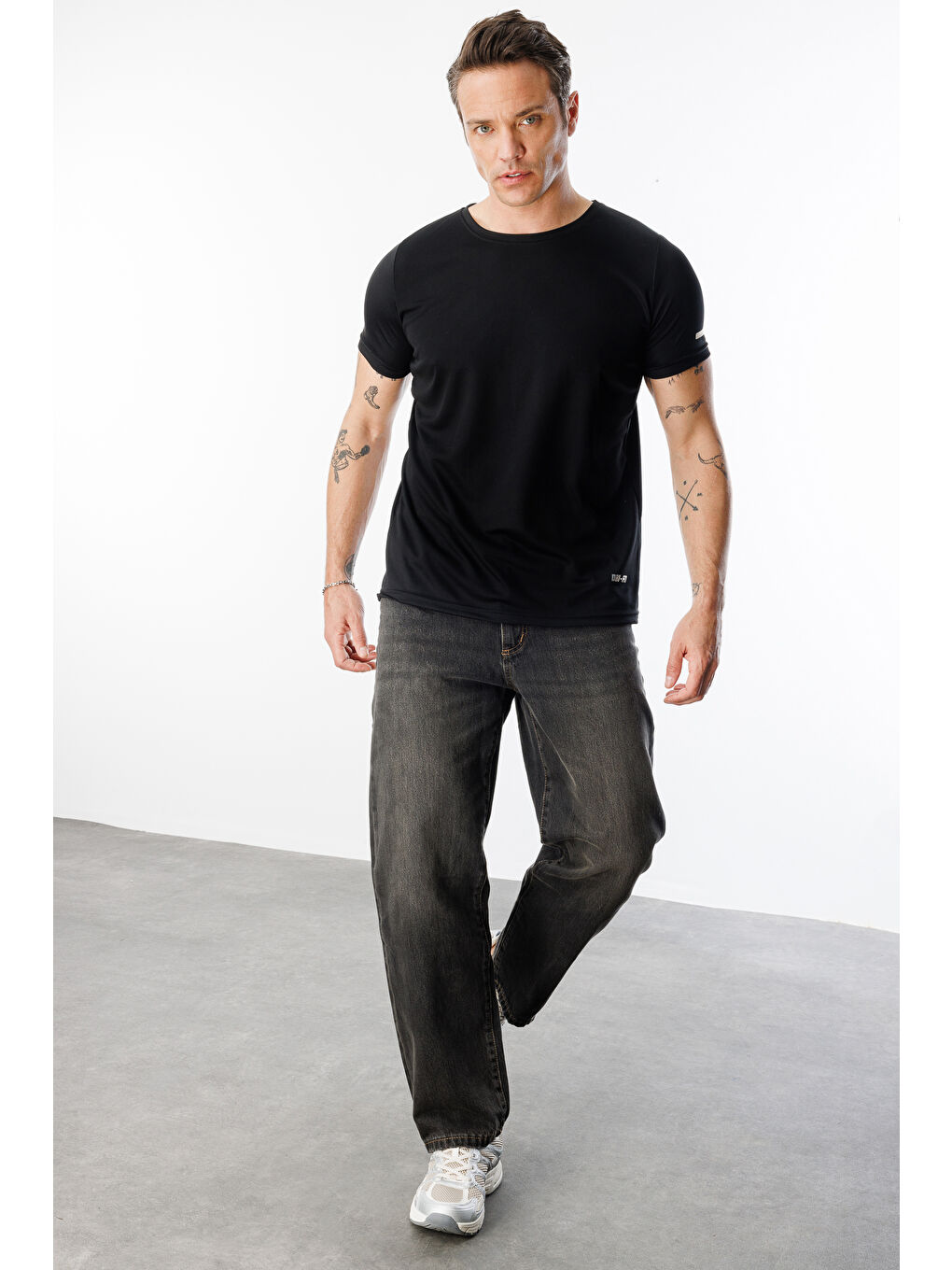 Genius Store Erkek Nem Emici Hızlı Kuruma Atletik Teknik Performans Spor T-shirt DRIFIT-KISAKOLNEW-1