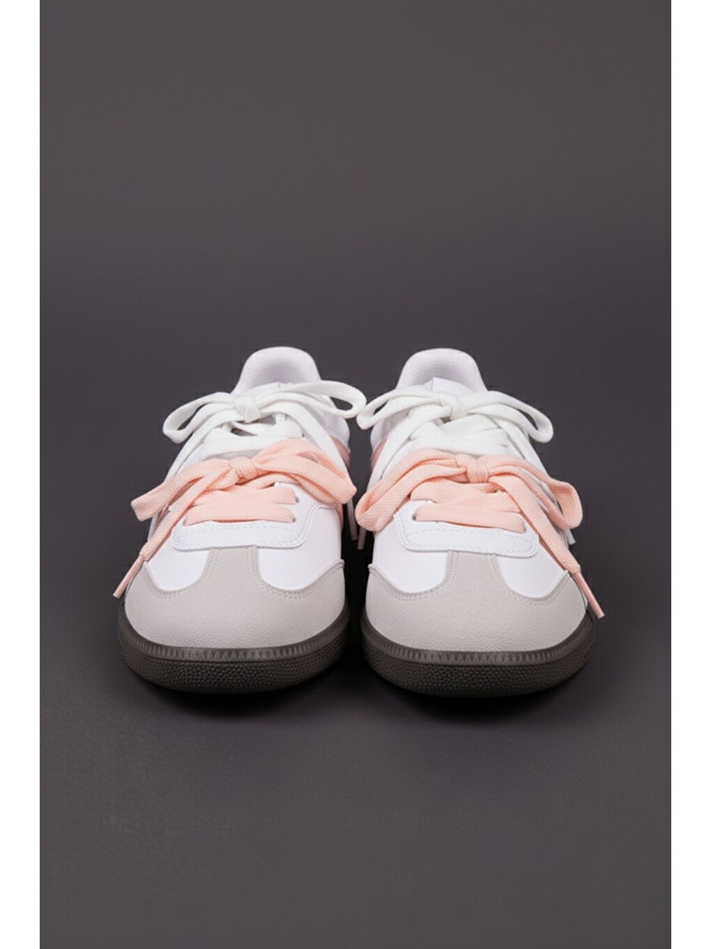 Pembe ETRO Çift Bağcıklı Günlük Kadın Sneaker Spor Ayakkabı-1