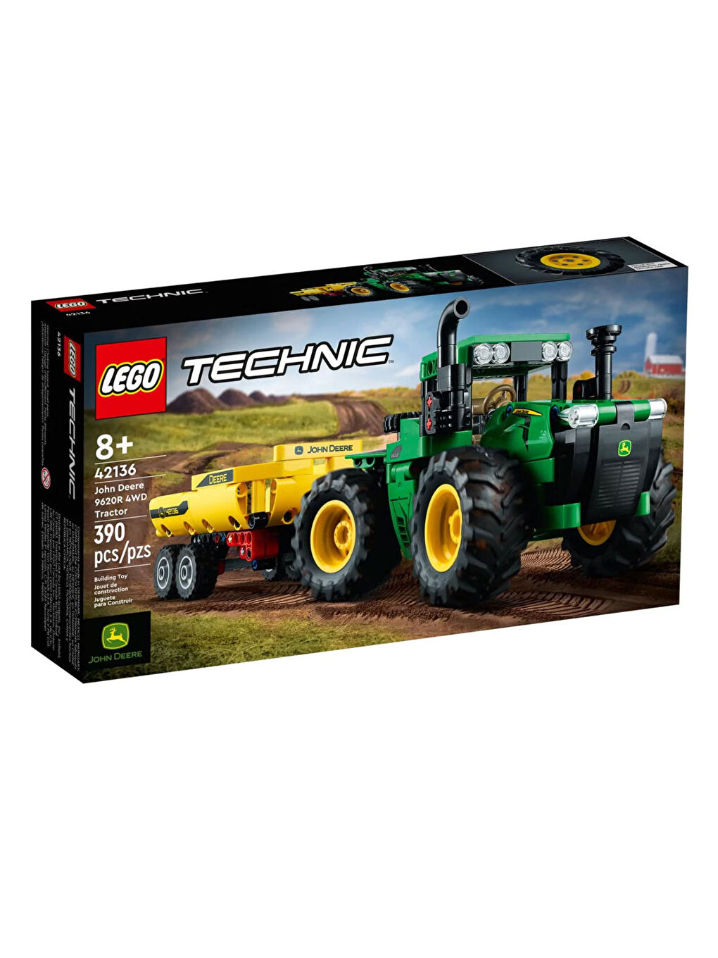 Lego Technic John Deere 9620R 4WD Traktör 42136