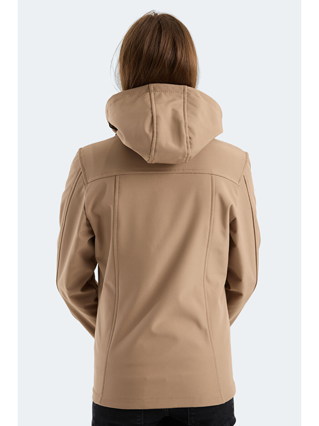 HEAT CONTROL Kadın Çıkarılabilir Kapüşonlu Bej Mont & Kaban-2
