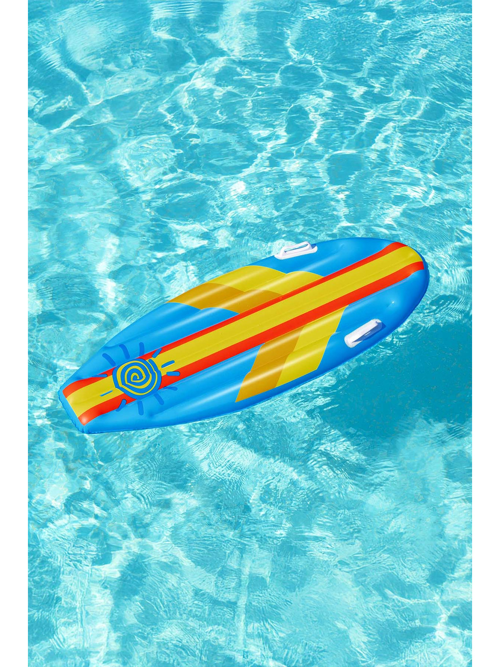 Çocuk Şişme Surf Deniz Havuz 3-10 Yaş 114 M X 46 Cm Şişme Yatak 01 Mavi