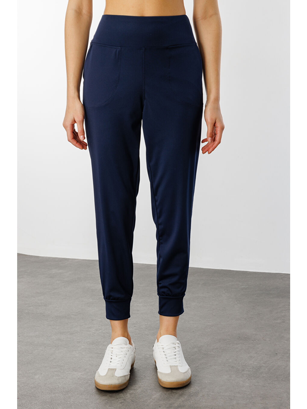 Lacivert Kadın Yüksek Bel Jogger Eşofman Altı Joggers NEW-JOGER-2