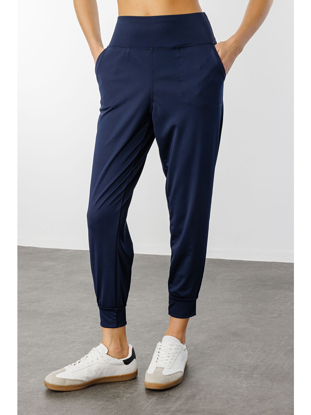 Lacivert Kadın Yüksek Bel Jogger Eşofman Altı Joggers NEW-JOGER-3