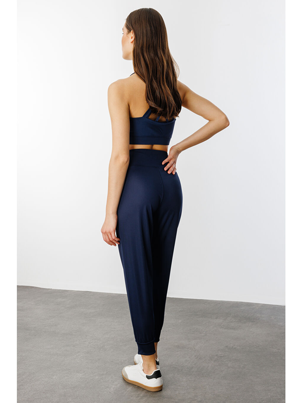 Lacivert Kadın Yüksek Bel Jogger Eşofman Altı Joggers NEW-JOGER-4
