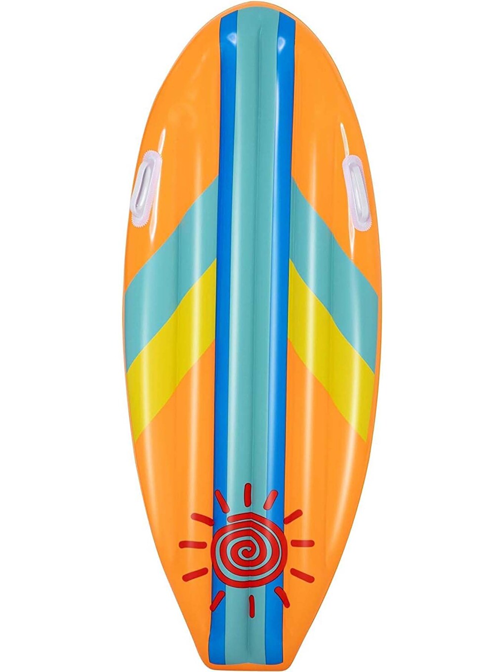Çocuk Şişme Deniz Havuz 3-10 Yaş 114x46 Cm Yatak 01 Turuncu-1