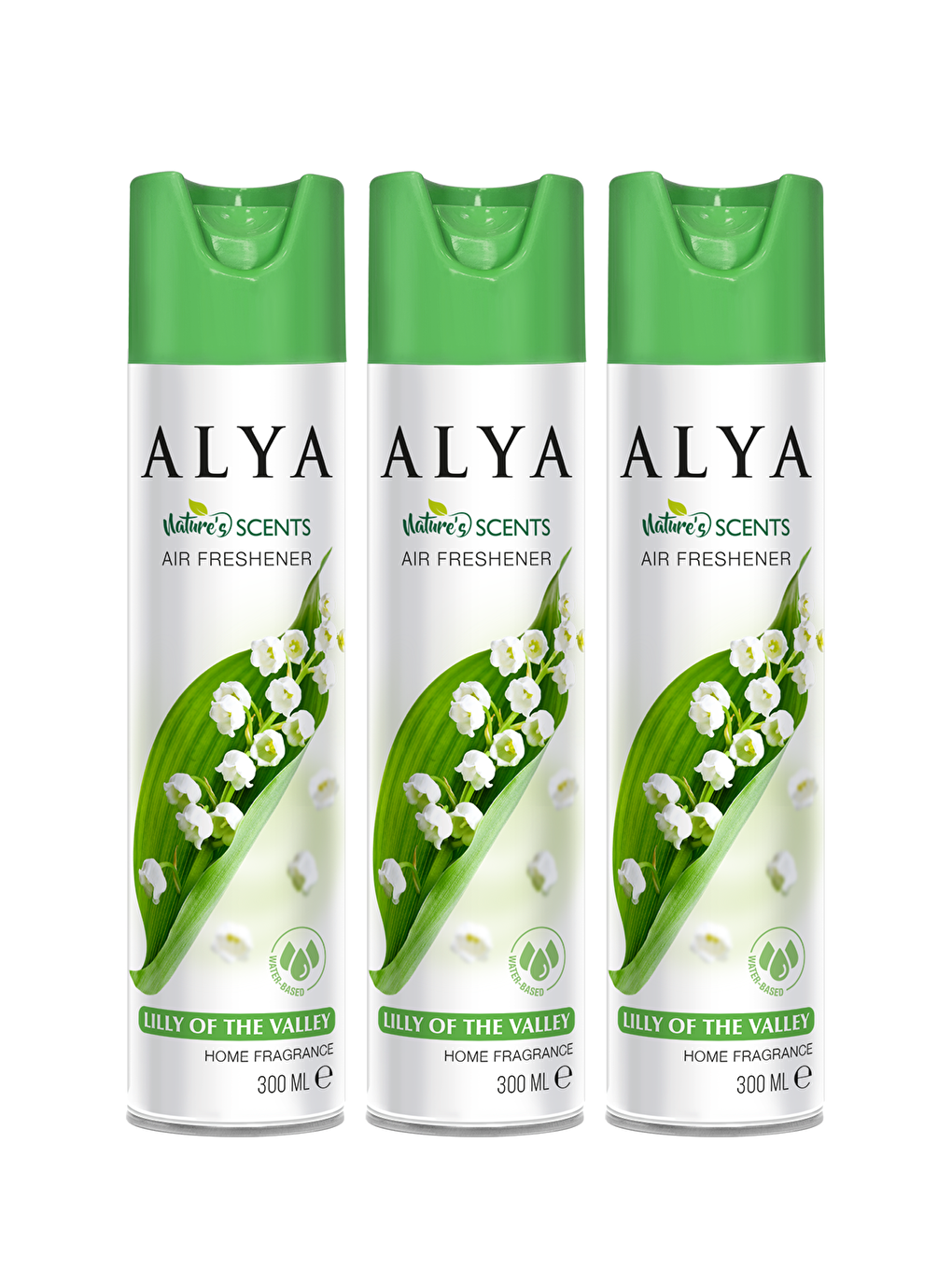 Alya Karışık Nature's Scents Lilly of the Valley  - Müge Çiçeği Su Bazlı Oda Kokusu ml x3 adet