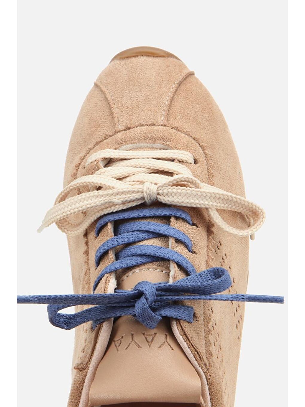 Kadın Süet Bej Spor Ayakkabı-3