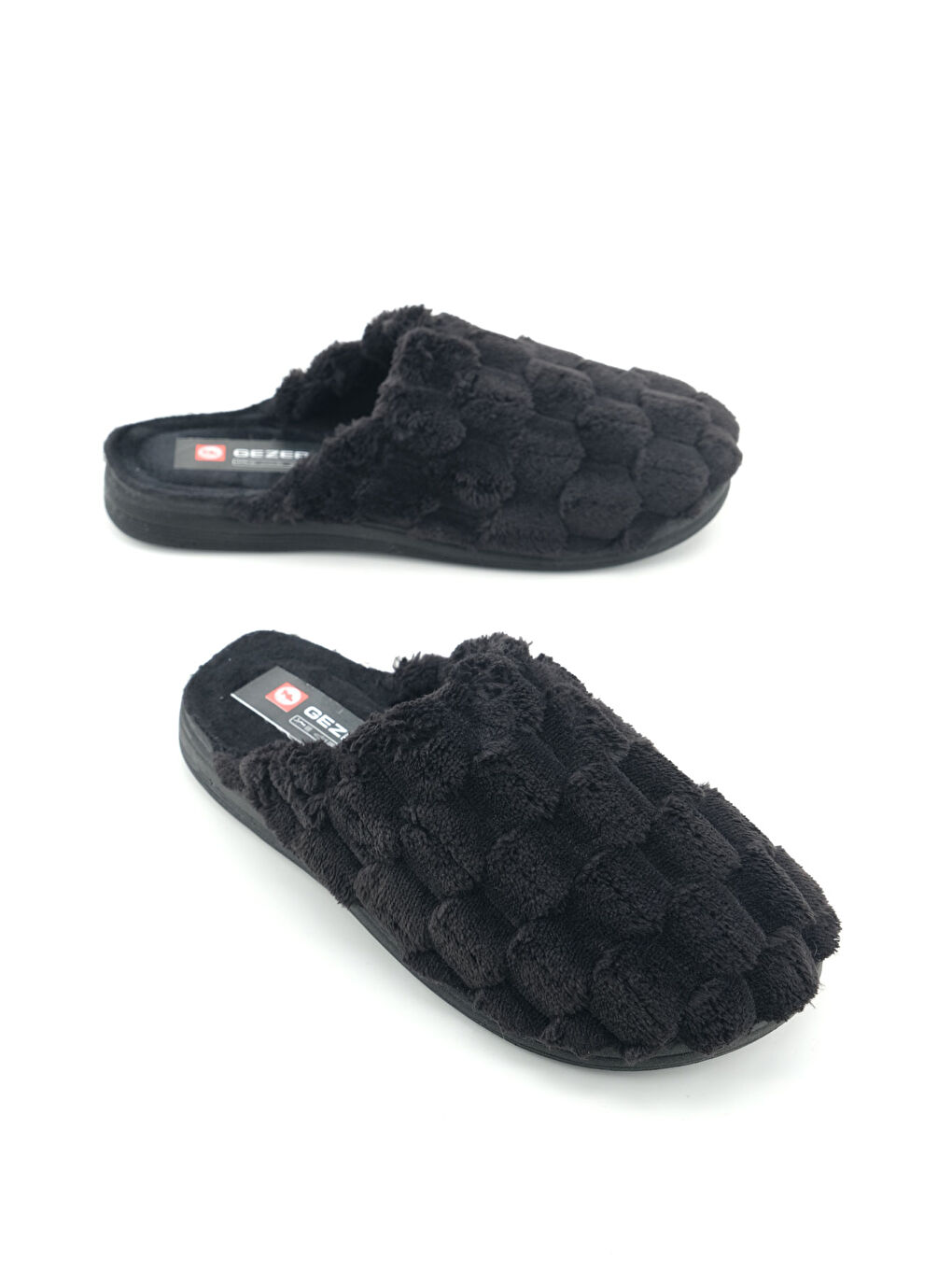 Siyah Kadın Kışlık Rahat Taban Ev Bahçe Terlik