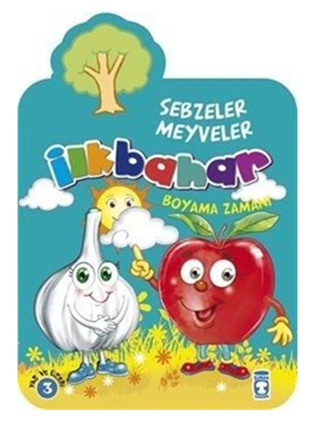 Timaş Çocuk İlkbahar Boyama Zamanı- Sebzeler Meyveler KTP