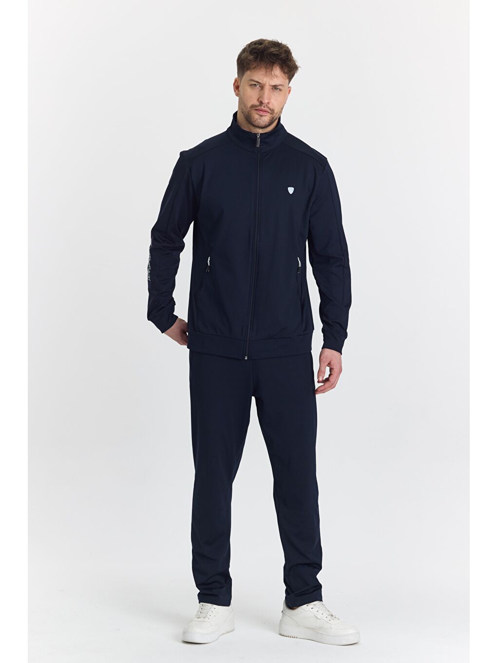 Şardonlu Dalgıç Erkek Eşofman Takımı Lacivert 5726-L