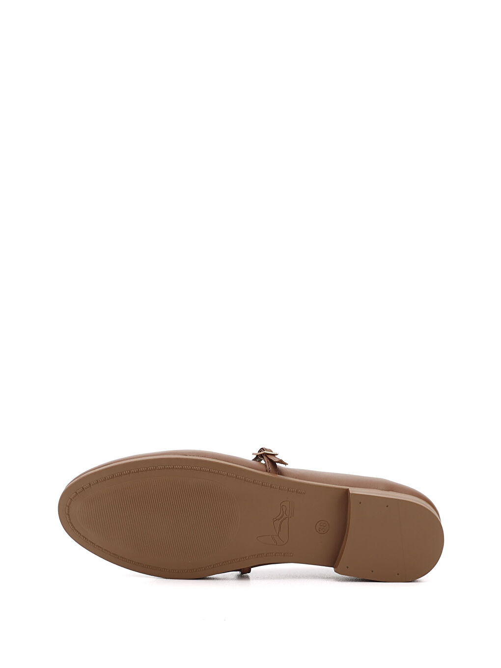 Kahverengi Kadın KAHVERENGİ-TABA Hakiki Deri Babet-4