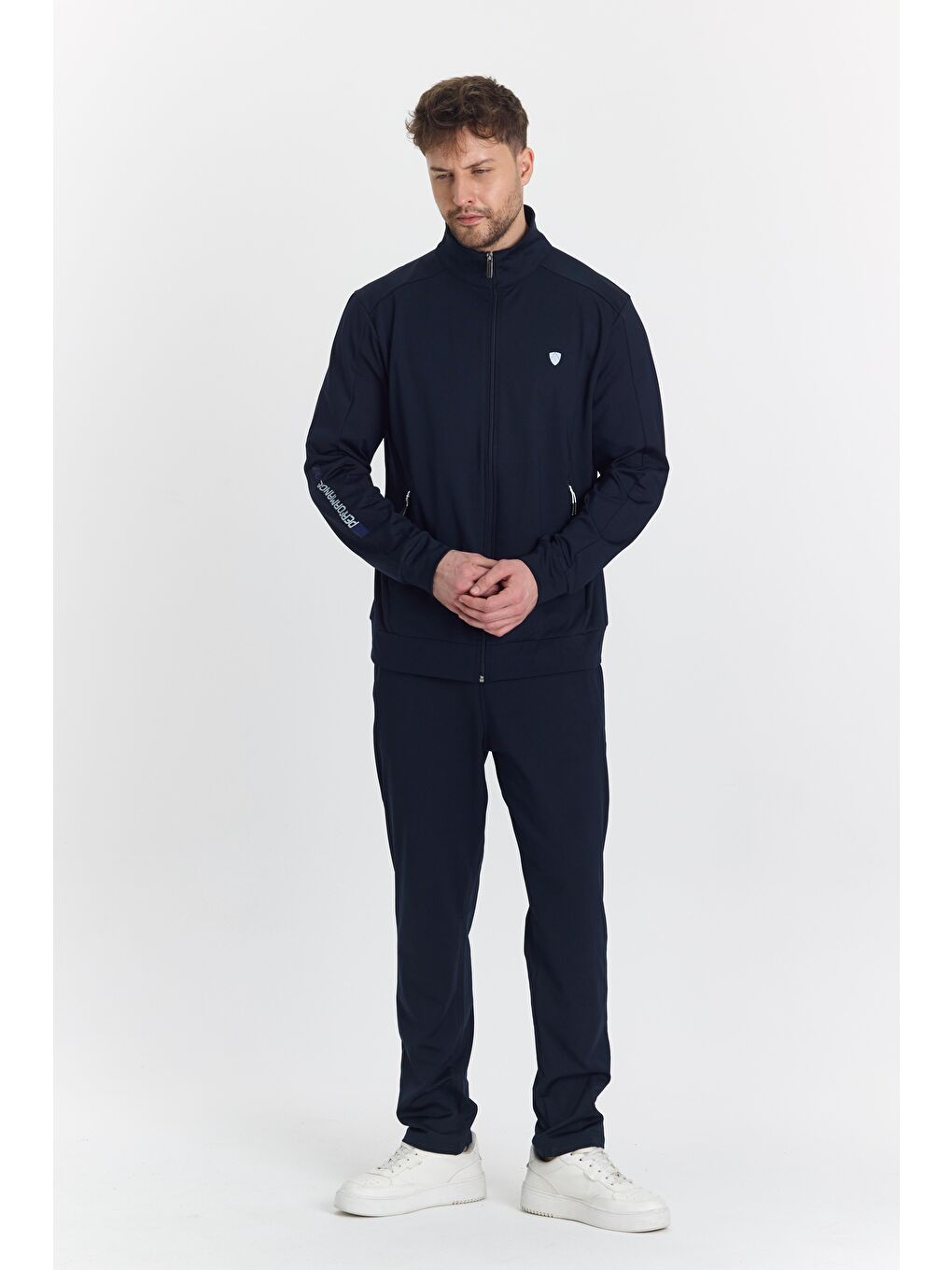 Şardonlu Dalgıç Erkek Eşofman Takımı Lacivert 5726-L-2