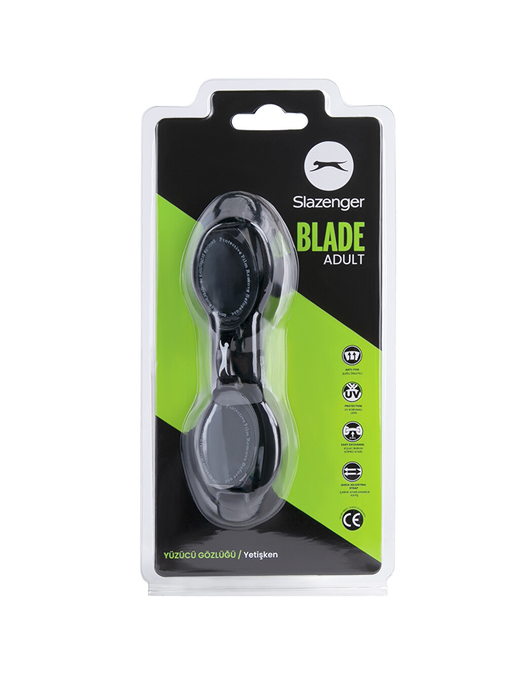 Blade 2321 Unisex Yüzücü Gözlüğü Siyah-4