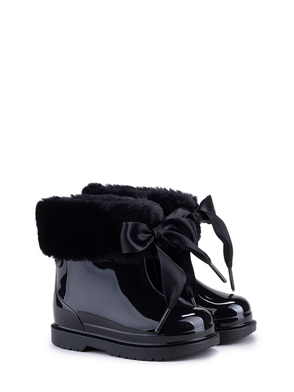 BIMBI SOFT Siyah Kız Çocuk Yağmur Çizmesi-1