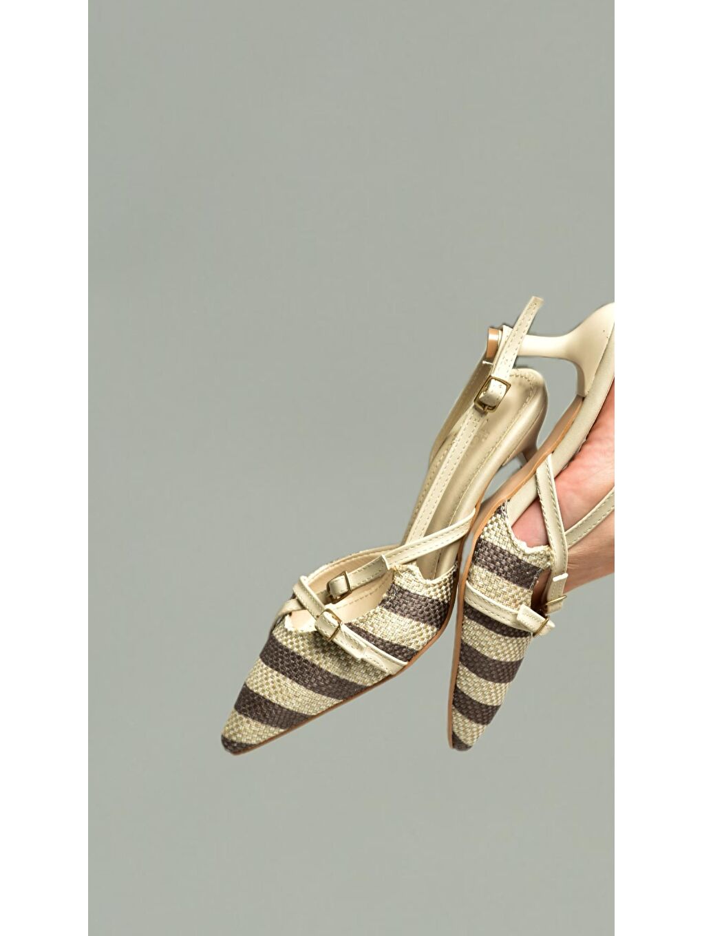 S5185333 Bej Kadın Topuklu Ayakkabı-1