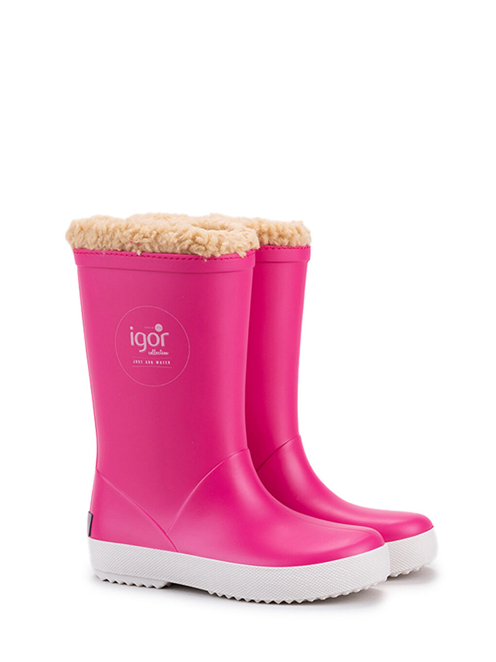 Pembe SPLASH NAUTICO BORREGUITO Fuşya Kız Çocuk Yağmur Çizmesi-1