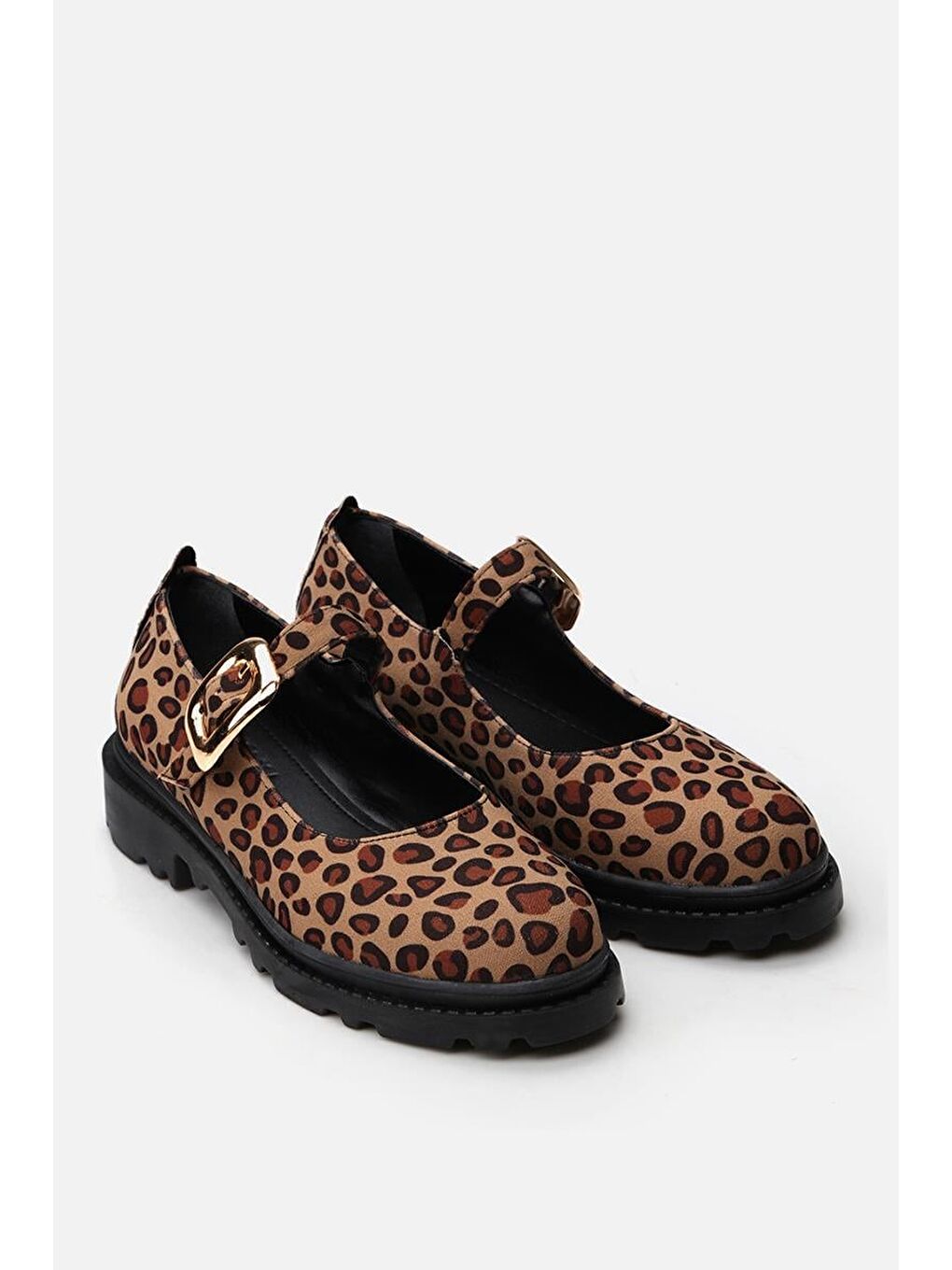 Bej Leopar  Kadın Ayakkabı-1