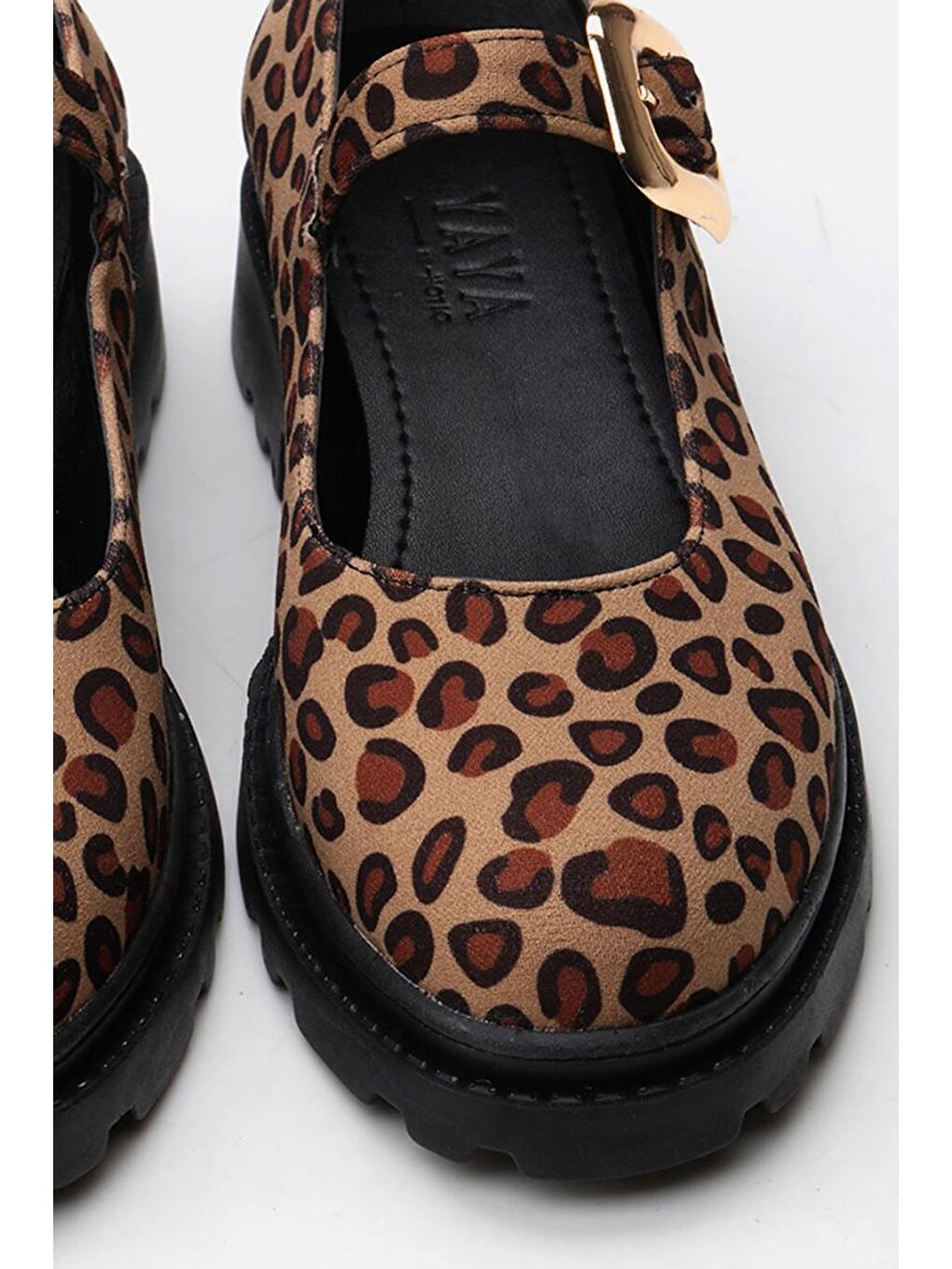 Bej Leopar  Kadın Ayakkabı-4