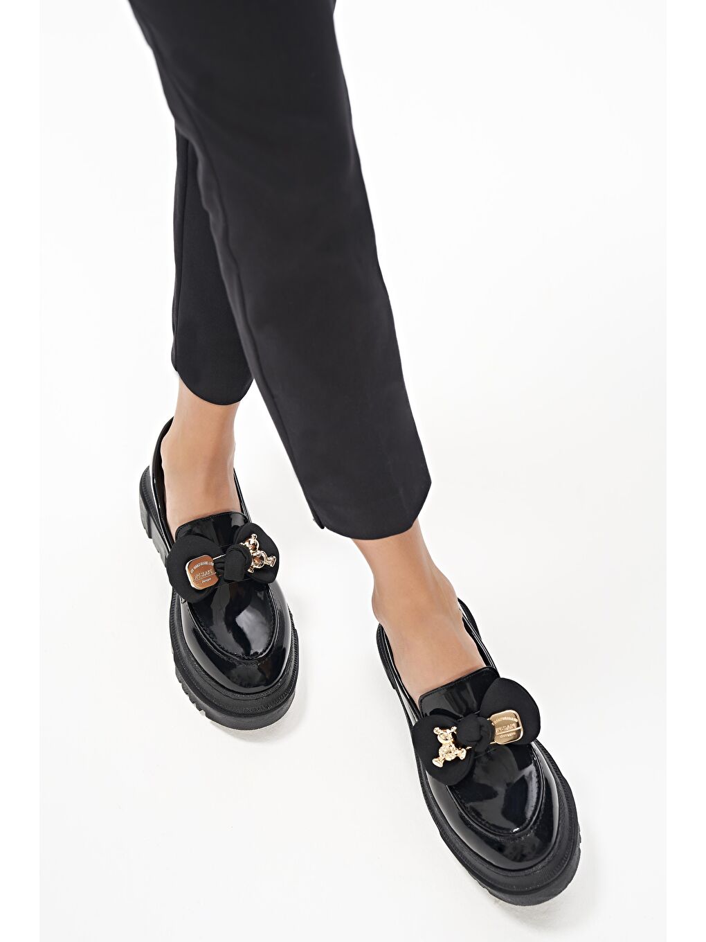 Siyah Kadın Loafer - 01Ayy282140a-5