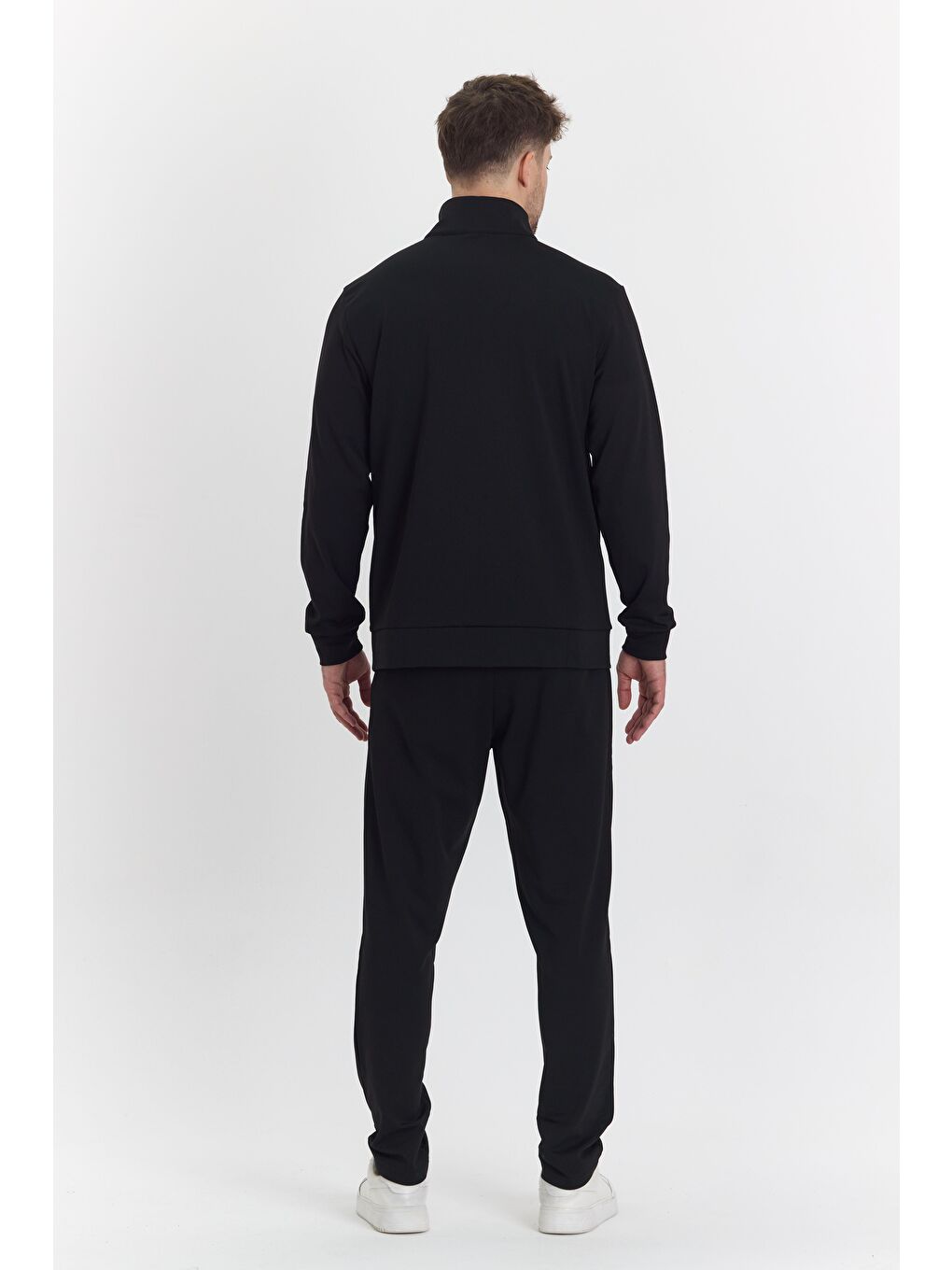 Şardonlu Dalgıç Erkek Eşofman Takımı Siyah 5726-S-5