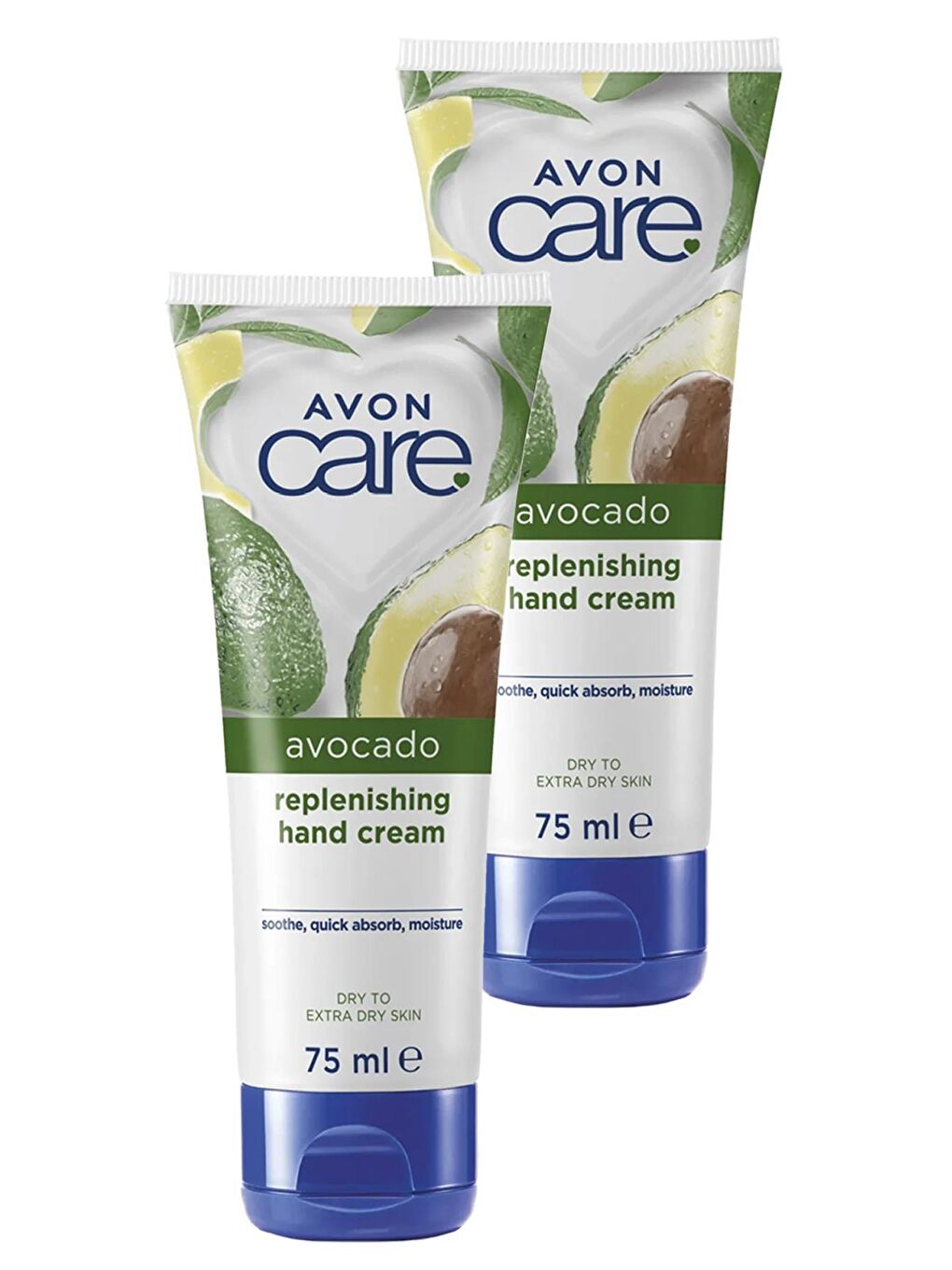 AVON Renksiz Care Kuru Ciltler İçin Avokado Özlü El Krem 75 ml 2'li Set