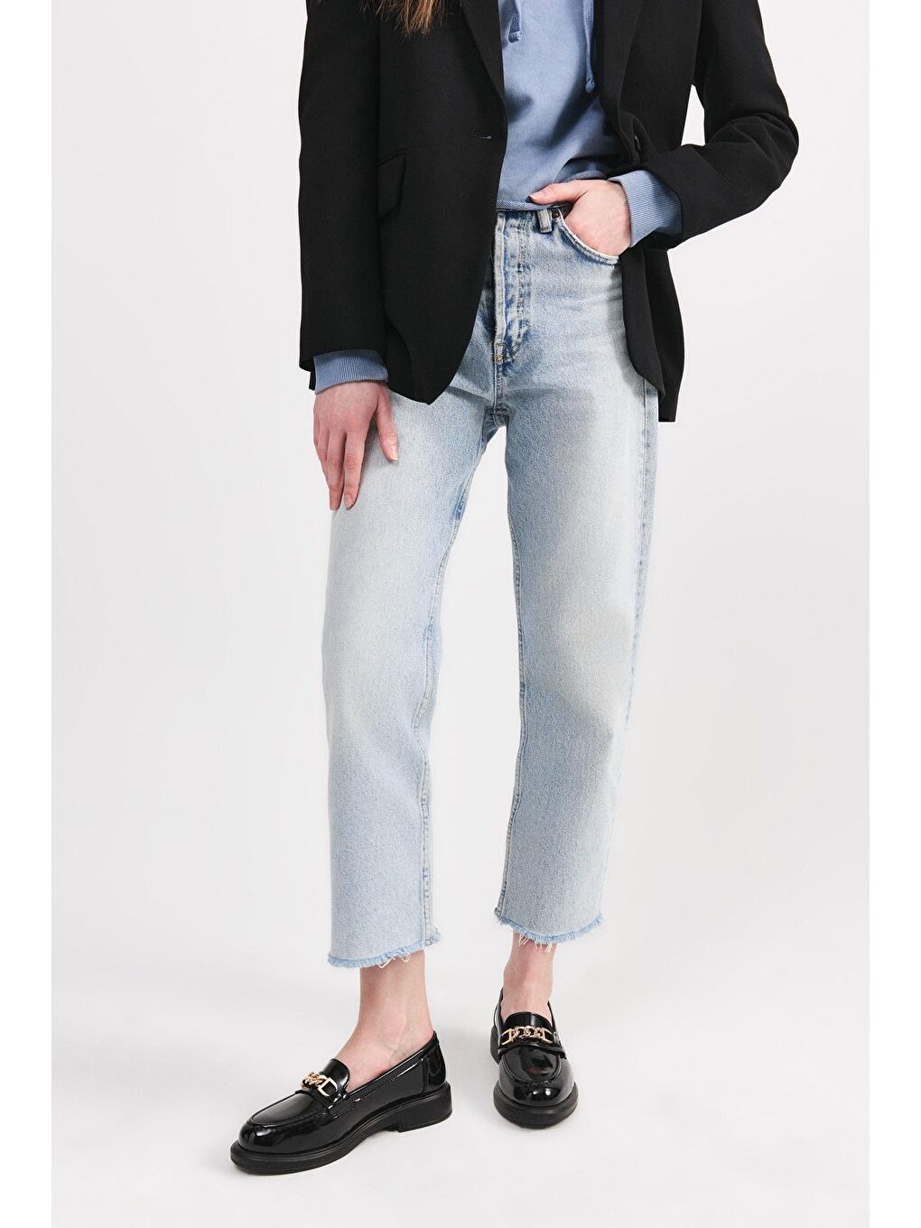 Siyah Kadın Loafer - 01Ayy294800a-1