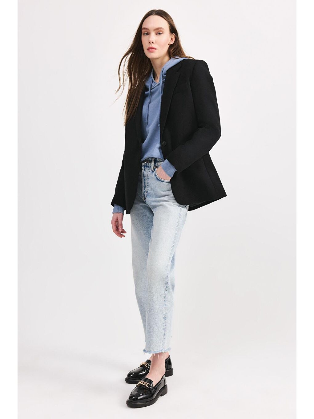 Siyah Kadın Loafer - 01Ayy294800a-2