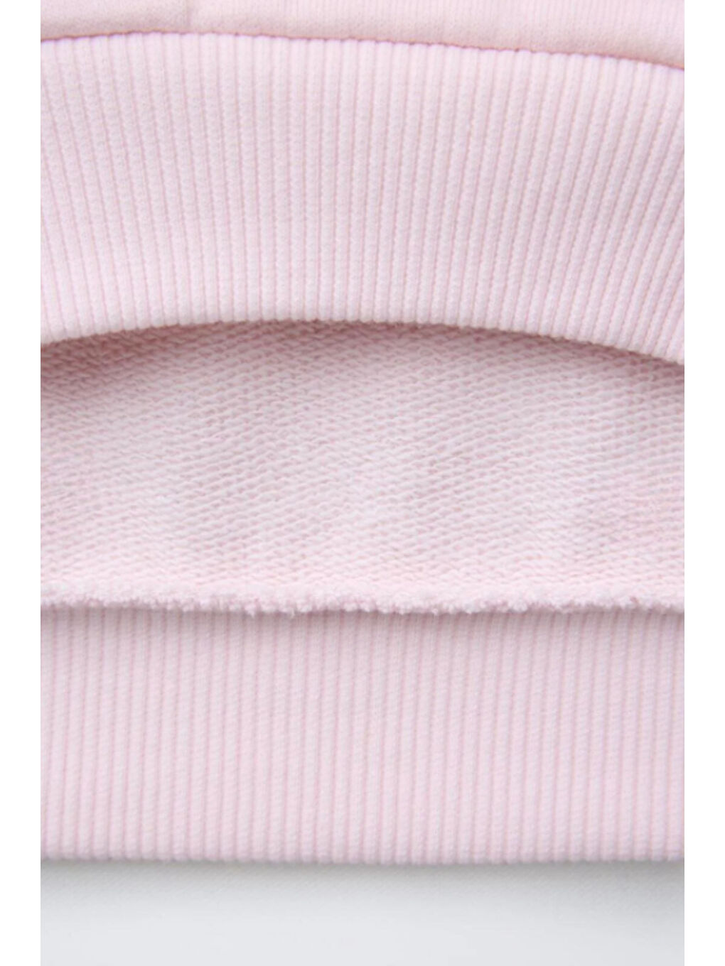 Pembe Kız Çocuk Fiyonk Detaylı Çiçek Desenli Tayt 3 İplik Takım Şardonsuz 2-6 Yaş 12321-3