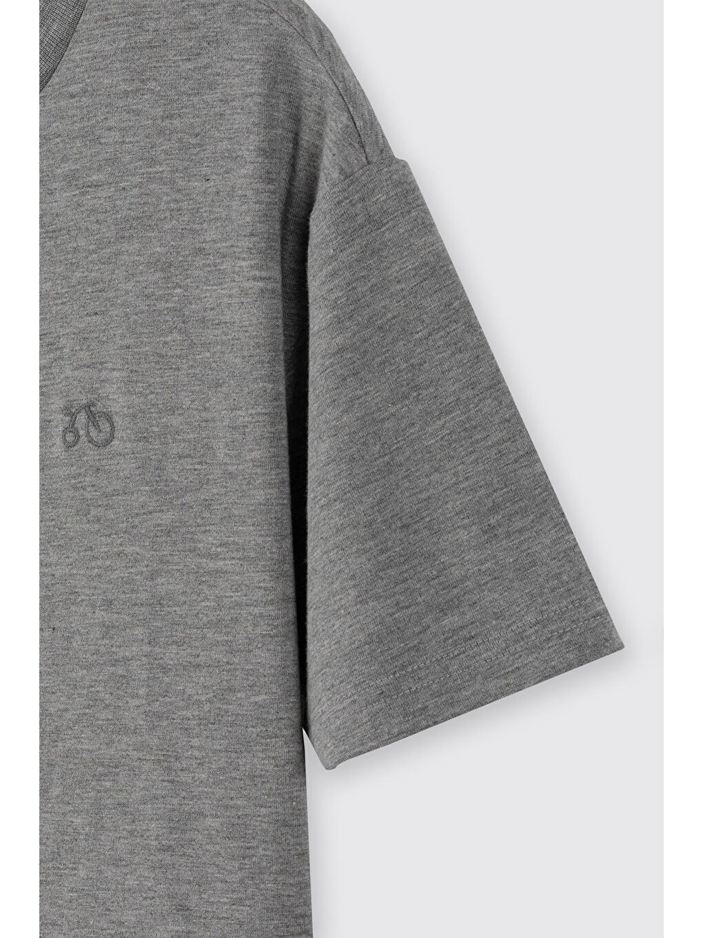 Gri Erkek Çocuk Kısa Kollu T-Shirt-2