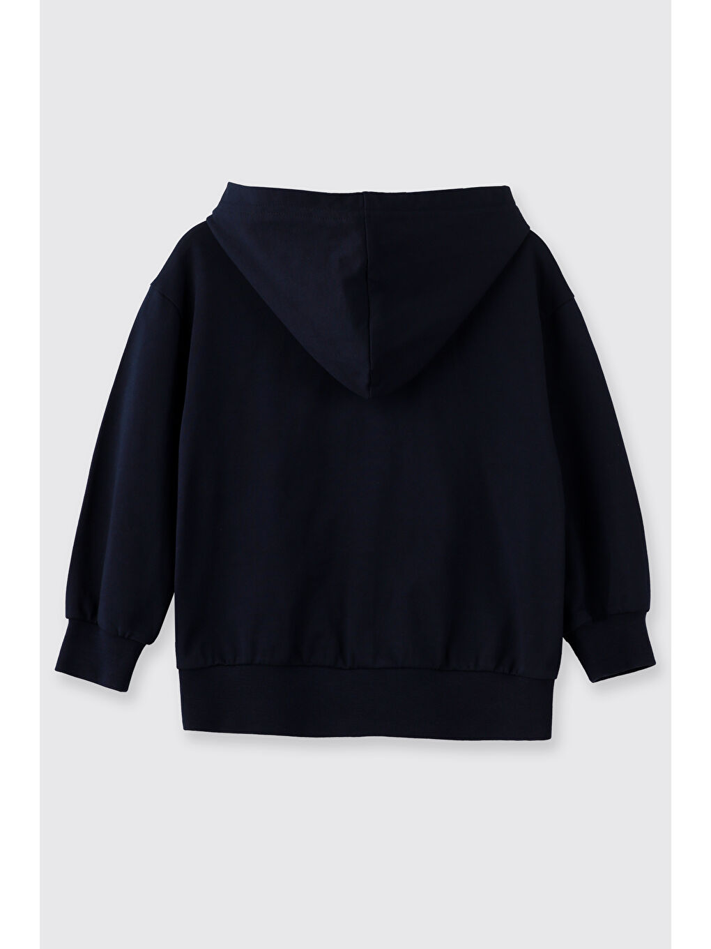 Lacivert Erkek Çocuk Fermuarlı Sweatshirt Siyah-1