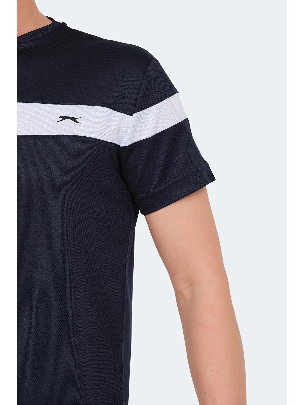 SLAZENGER Lacivert Bisiklet Yaka Kısa Kollu Erkek Tişört - 4