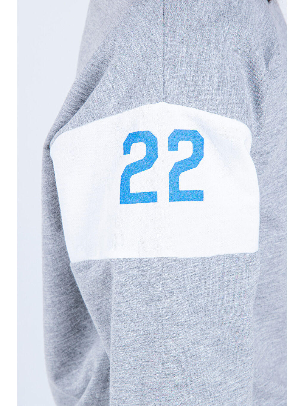 Gri Erkek Çocuk Better Baskılı Örme Basic Oversize Eşofman Takımı-3