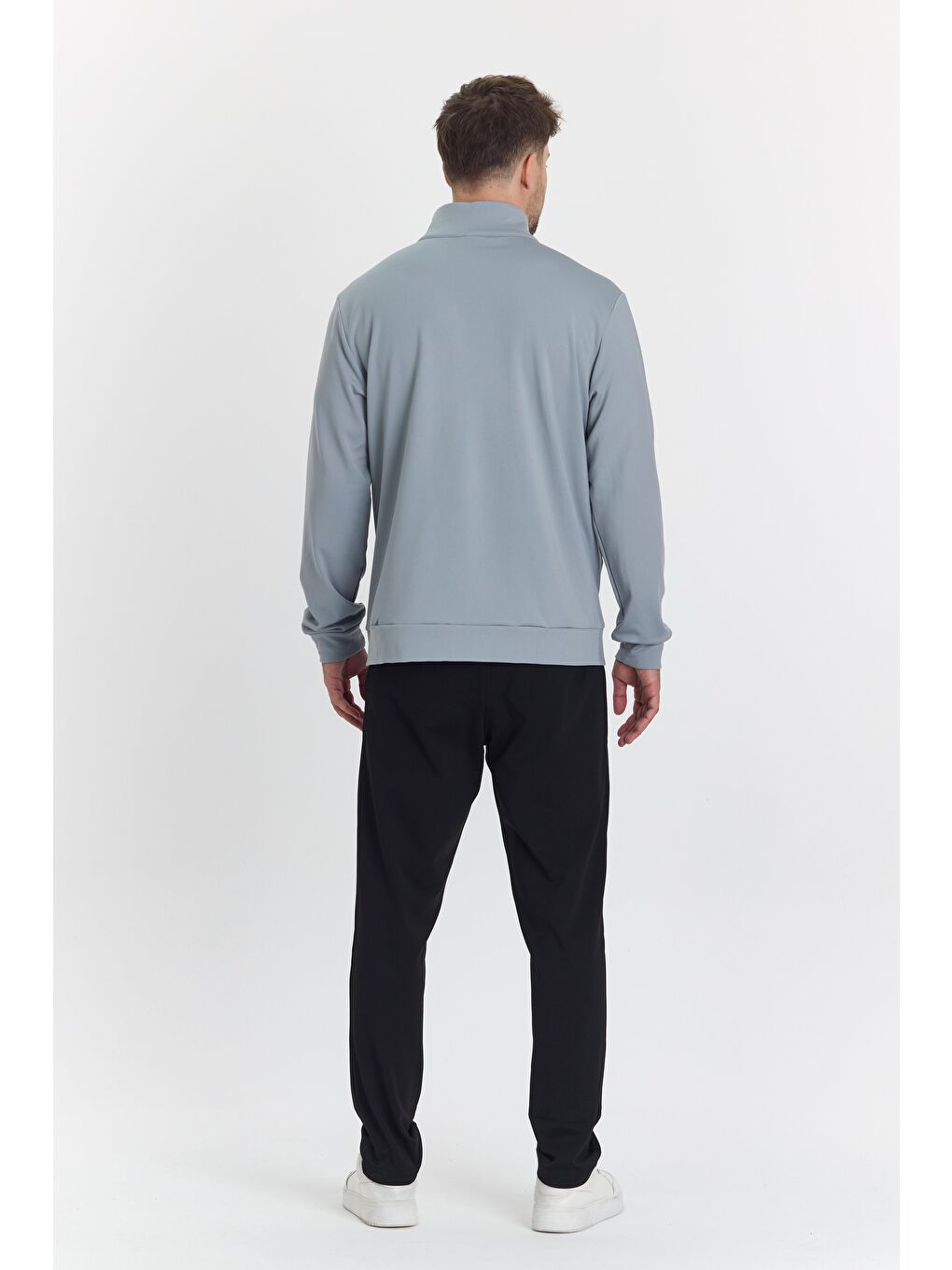 Şardonlu Dalgıç Erkek Eşofman Takımı Gri 5726-G-5