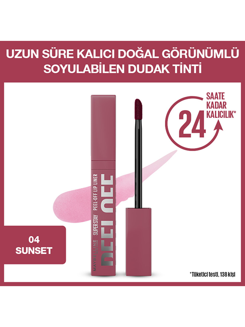 Super Stay Peel Off Soyulabilen Dudak Tinti - 24 Saate Kadar Kalıcı Dudak Renkle